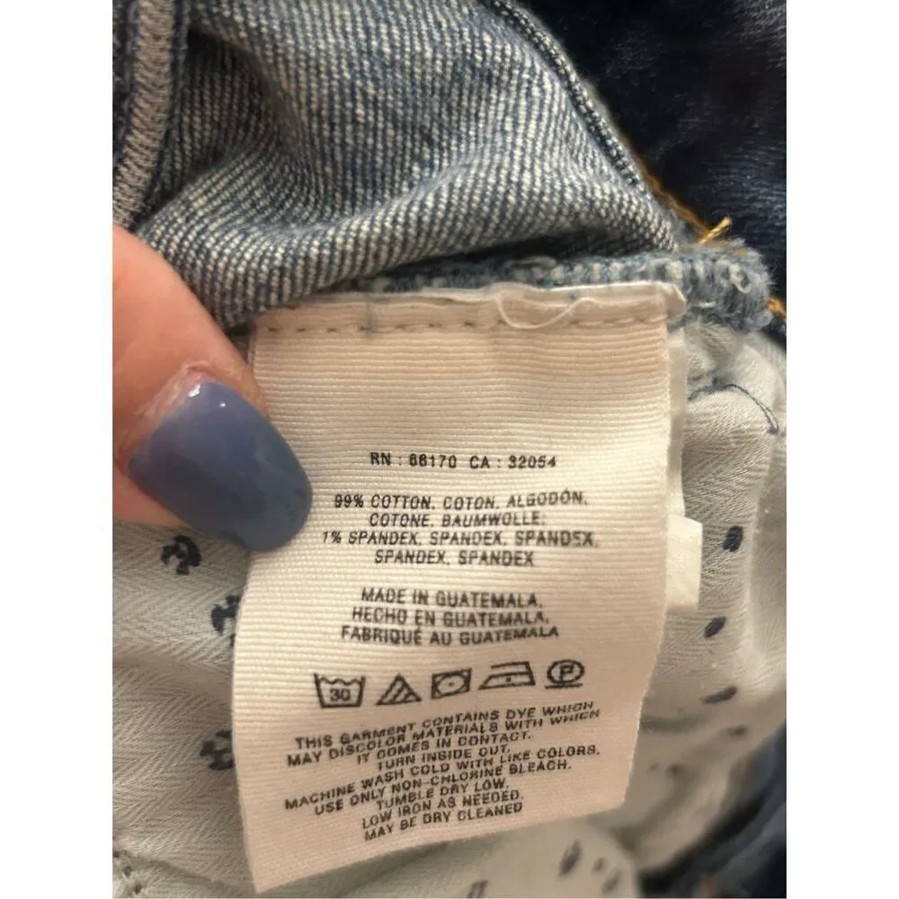 Pilcro embroidered boho STET midi shorts size 27 - Picture 10 of 10